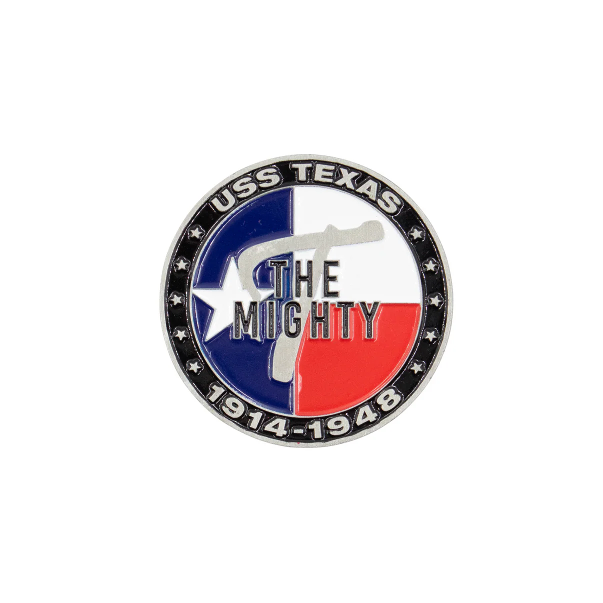 USS Texas - Mighty 'T' — back